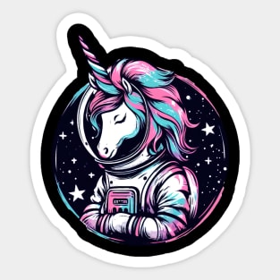 Unicorn astronaut Sticker